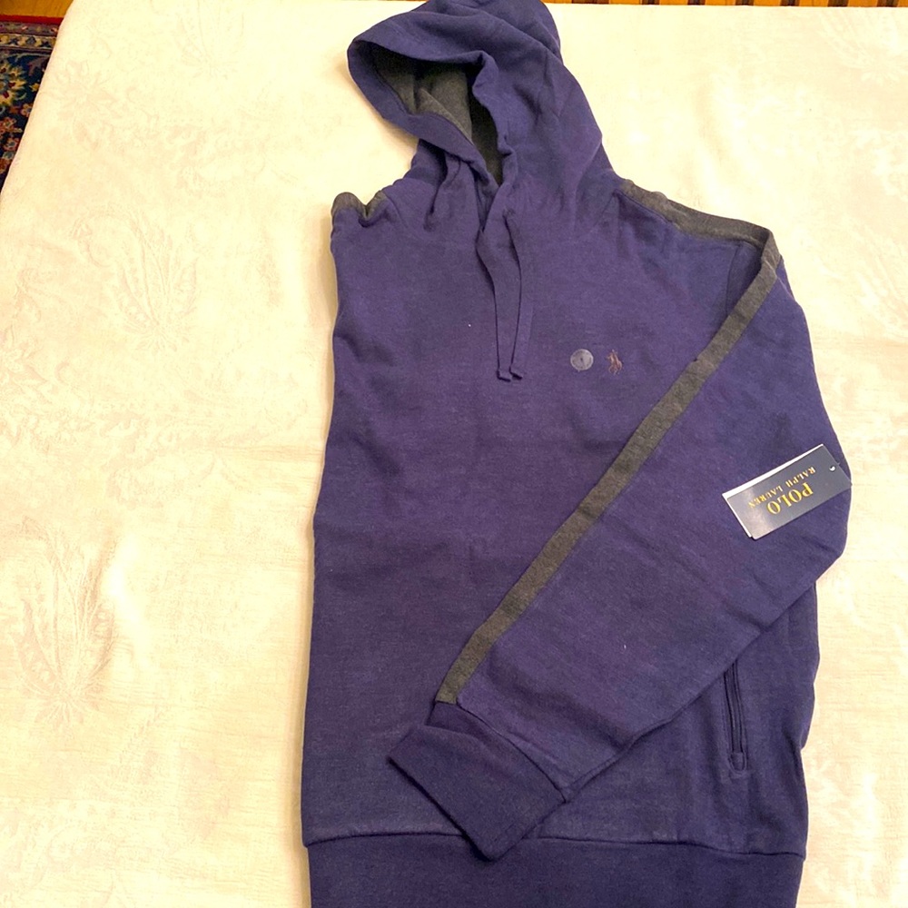 Navy Heather Classic Hoodie by Polo Ralph Lauren